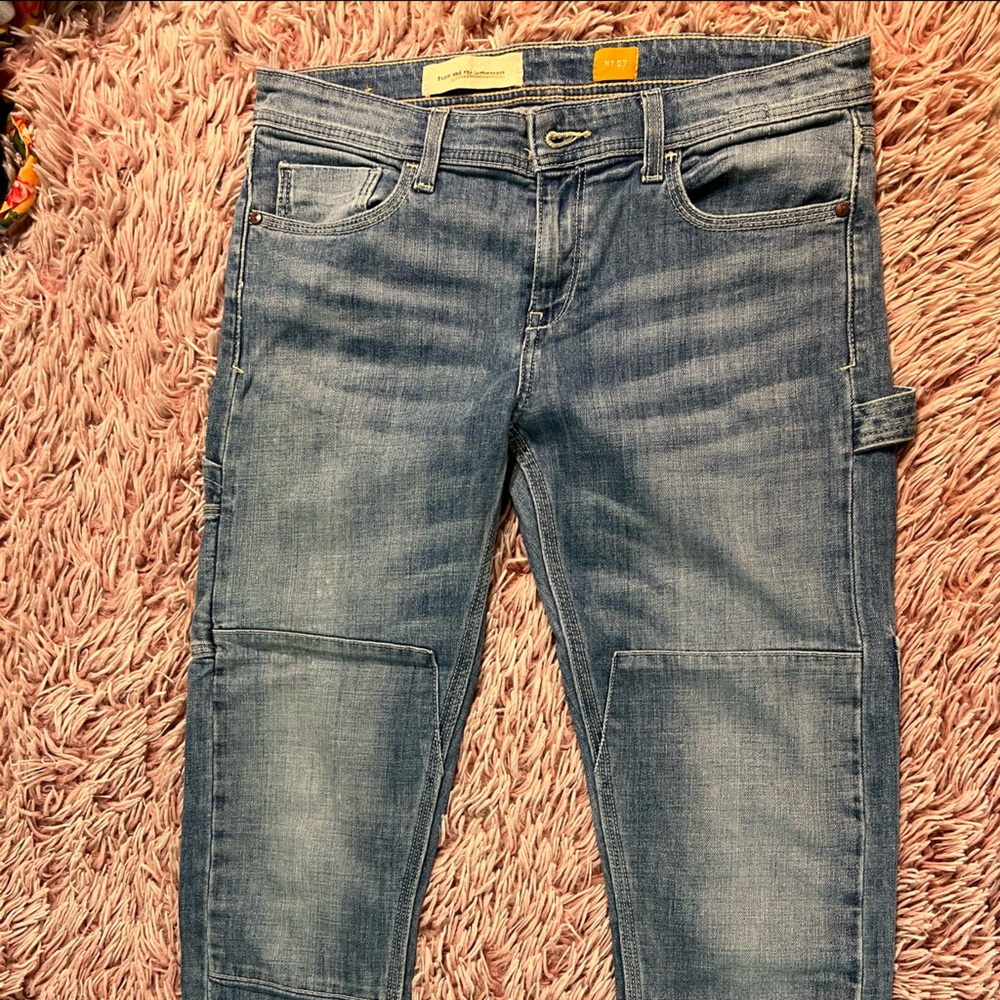 Pilcro & the Letterpress carpenter jeans, barely worn